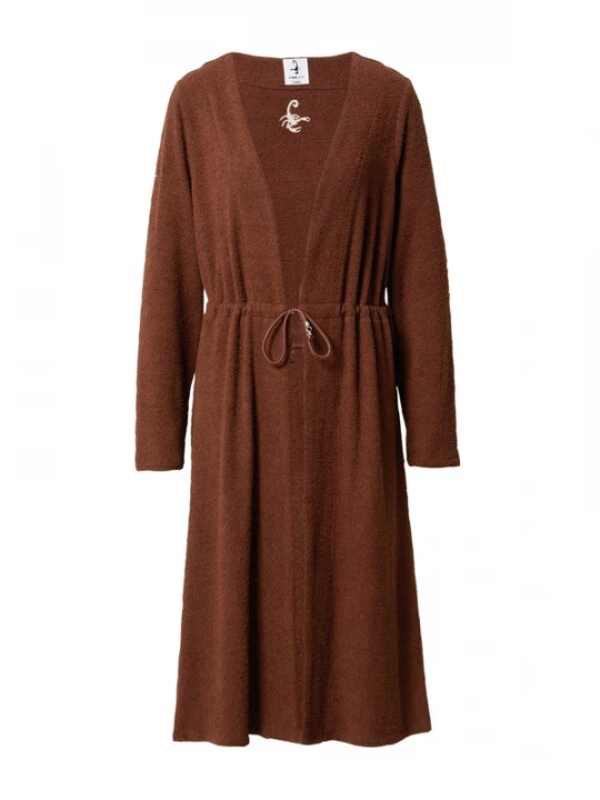 Foto van product VIERVIER Gebreid vest 'Fatima' bruin