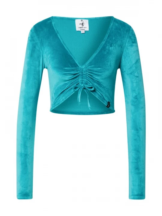 Foto van product VIERVIER Shirt 'Adele' turquoise