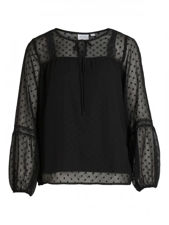 Foto van product VILA Blouse 'Edee' zwart