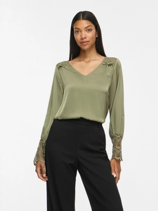 Foto van product VILA Blouse 'VIANNA' groen