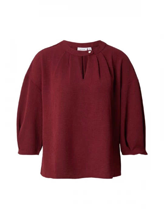Foto van product VILA Blouse 'VIENYA' wijnrood