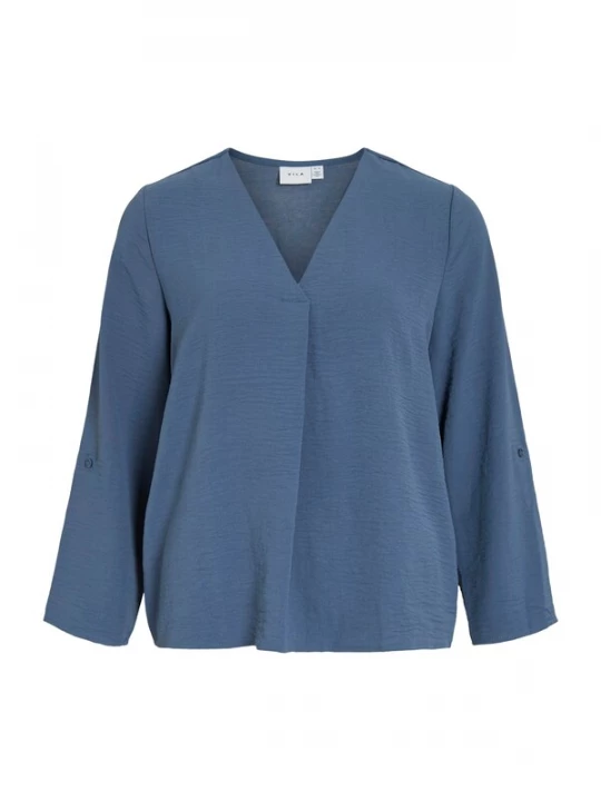 Foto van product VILA Blouse 'VIJosa' duifblauw