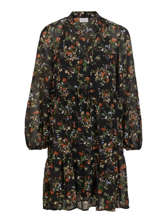 Foto van product VILA Blousejurk gemengde kleuren / zwart