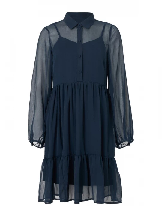 Foto van product VILA Blousejurk 'VIJAVIZZA' navy