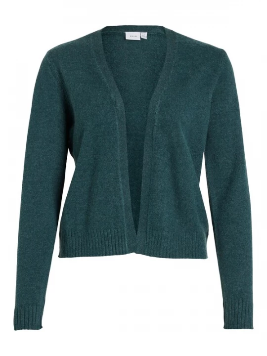 Foto van product VILA Gebreid vest 'Ril' donkergroen