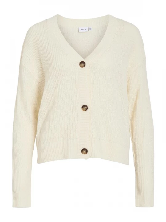 Foto van product VILA Gebreid vest 'VIAVELINE' wit