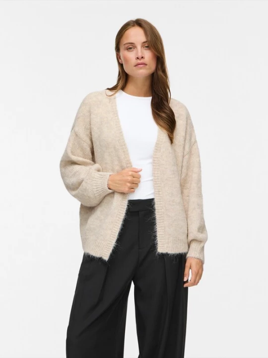 Foto van product VILA Gebreid vest 'VILAMPE' ecru