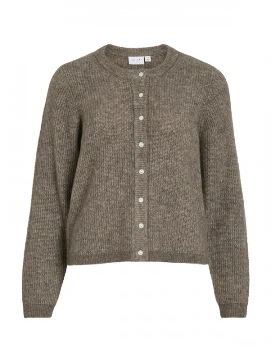 Foto van product VILA Gebreid vest 'VILory' bruin gemêleerd