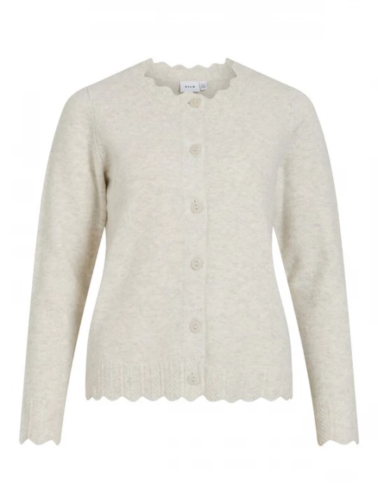 Foto van product VILA Gebreid vest 'VINIKOLINA' lichtbeige