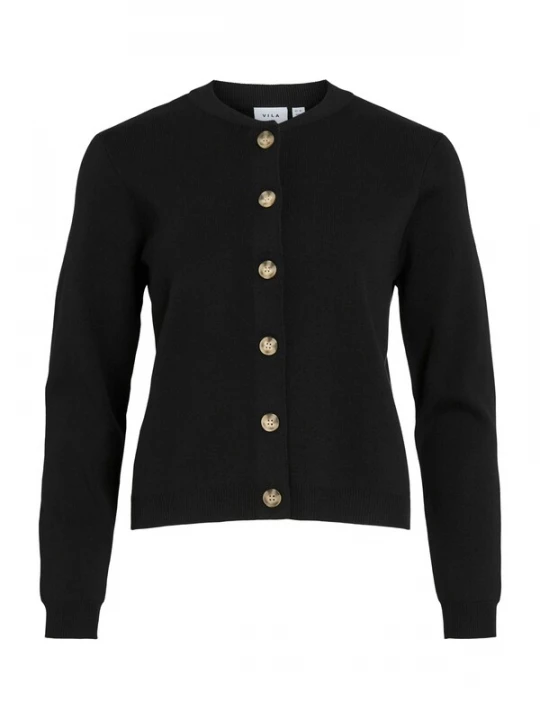 Foto van product VILA Gebreid vest 'Viostria' zwart