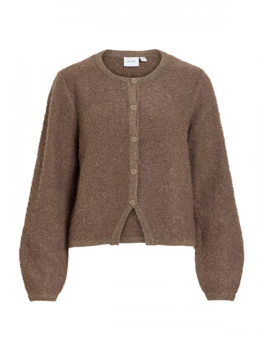 Foto van product VILA Gebreid vest 'VIPIGGA' bruin