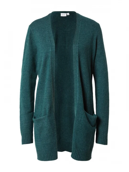 Foto van product VILA Gebreid vest 'Viril' donkergroen