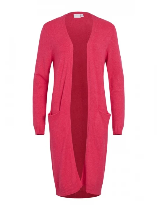 Foto van product VILA Gebreid vest 'VIRil' donkerroze