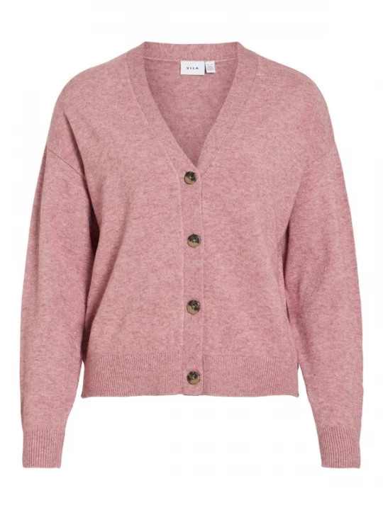 Foto van product VILA Gebreid vest 'VIRil' pitaja roze