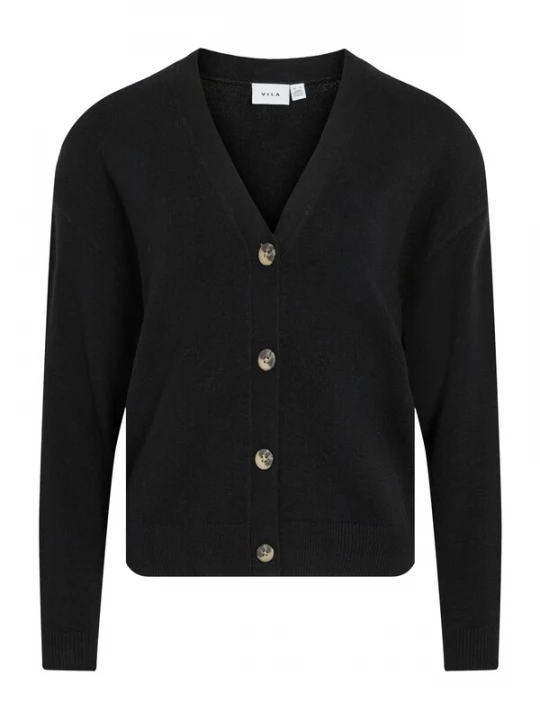 Foto van product VILA Gebreid vest 'Viril' zwart