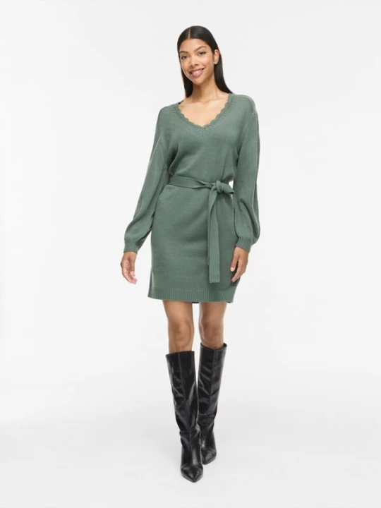 Foto van product VILA Gebreide jurk 'VINOA' jade groen