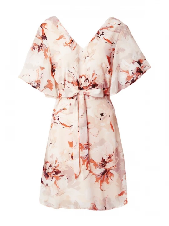 Foto van product VILA Jurk aubergine / kreeft / rosa