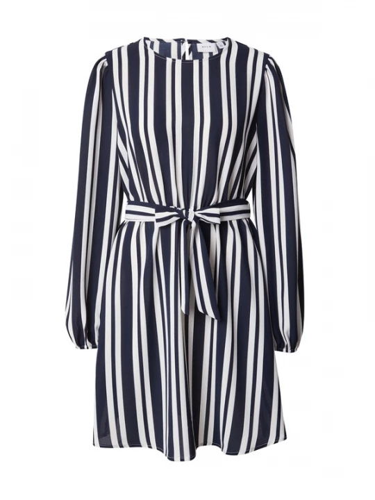 Foto van product VILA Jurk 'RASHA' navy / wit