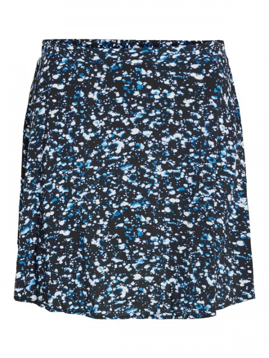 Foto van product VILA Rok 'DOVITAN' blauw / zwart / wit