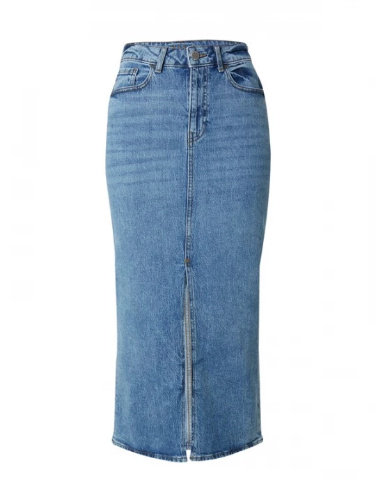 Foto van product VILA Rok 'Jaf' blauw denim