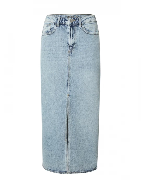 Foto van product VILA Rok 'VIJaf' blauw denim