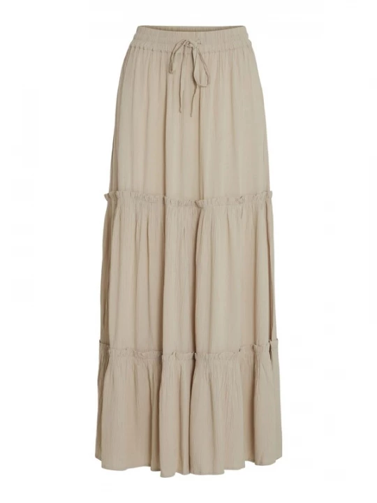 Foto van product VILA Rok 'VIMESA' beige
