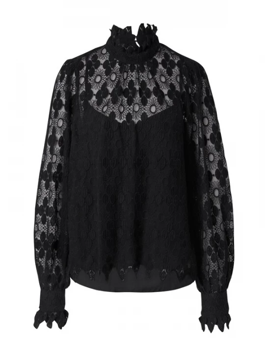 Foto van product VILA ROUGE EDIT Blouse 'SANDRINE' zwart
