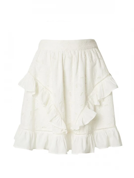 Foto van product VILA ROUGE EDIT Rok 'CORA' natuurwit