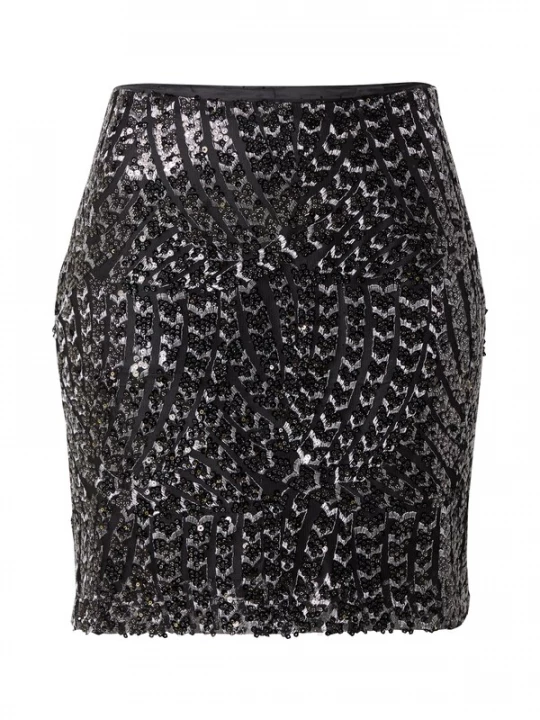 Foto van product VILA ROUGE EDIT Rok 'Viglow' zwart
