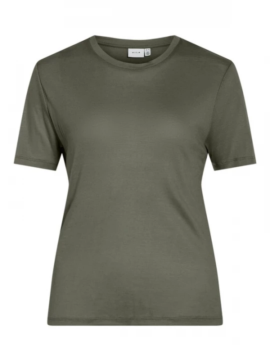 Foto van product VILA Shirt 'Alexia' olijfgroen / donkergroen