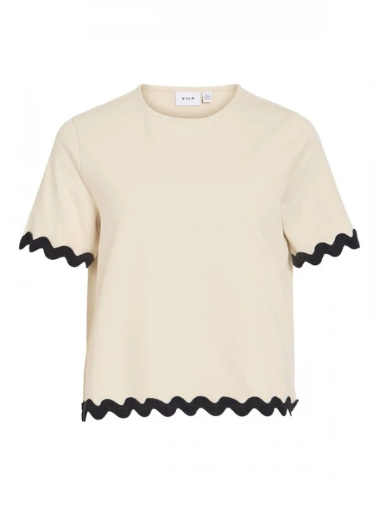 Foto van product VILA Shirt 'VICalisa' taupe / zwart