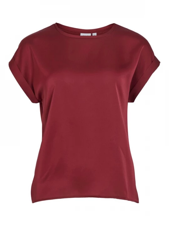 Foto van product VILA Shirt 'VIEllette' donkerrood