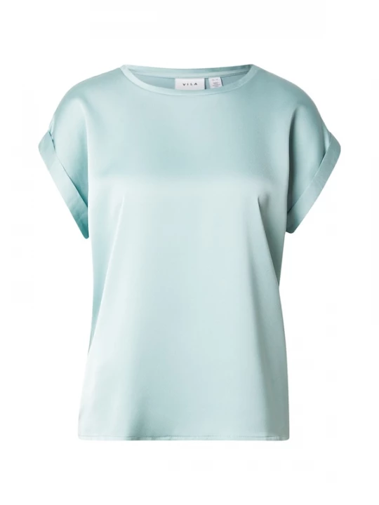 Foto van product VILA Shirt 'VIELLETTE' mintgroen