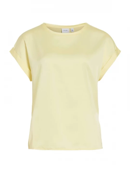 Foto van product VILA Shirt 'VIEllette' pasteelgeel