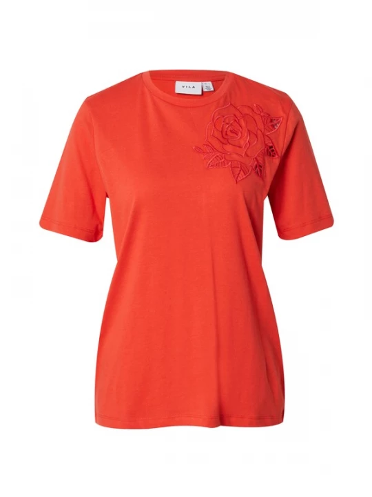 Foto van product VILA Shirt 'VIKRUNA' rood
