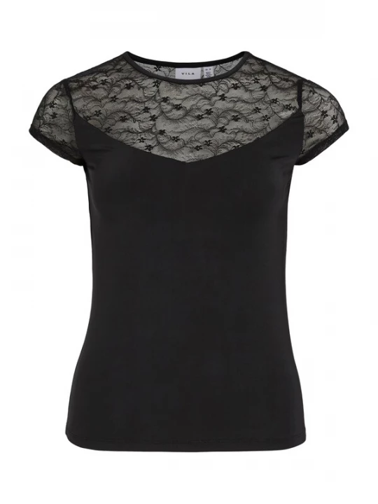 Foto van product VILA Shirt 'VILEOA' zwart