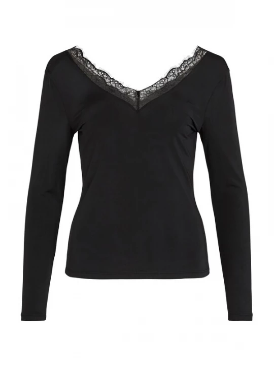 Foto van product VILA Shirt 'VILEOA' zwart