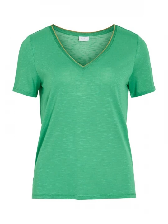 Foto van product VILA Shirt 'VINOEL' goud / groen