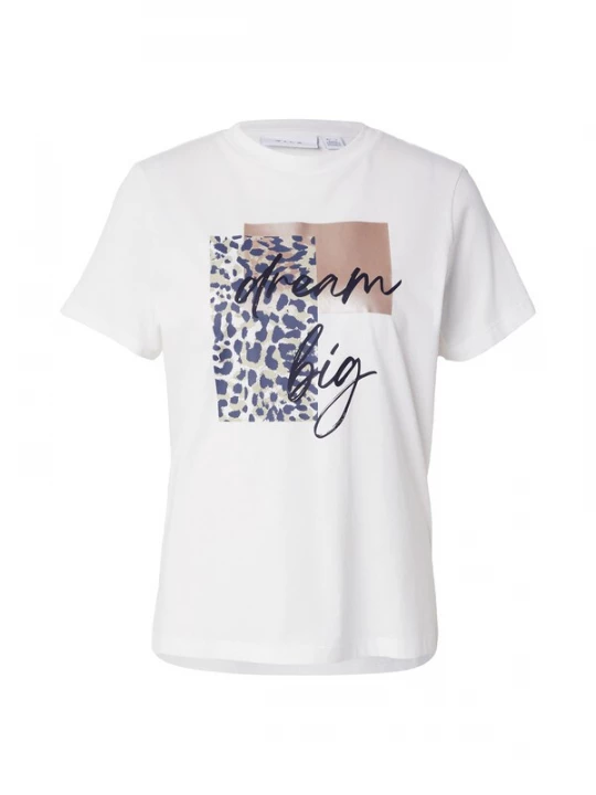 Foto van product VILA Shirt 'VIPURE FOIL' koper / grafiet / zwart / wit