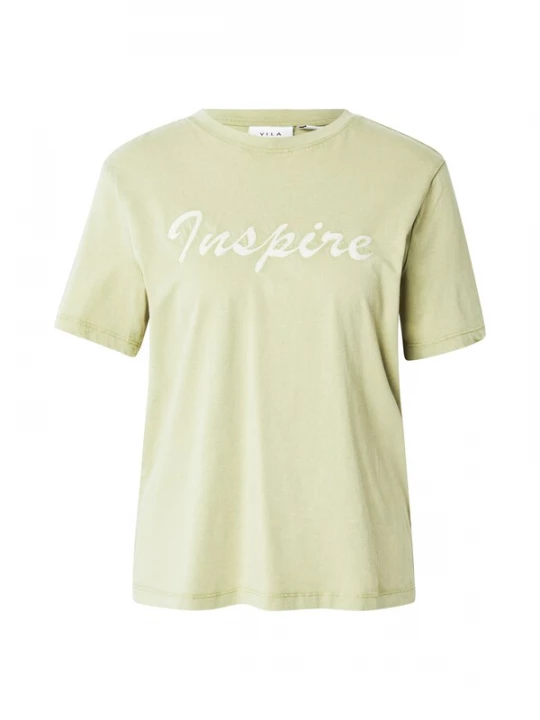 Foto van product VILA Shirt 'VISYBIL INSPIRE' pastelgroen