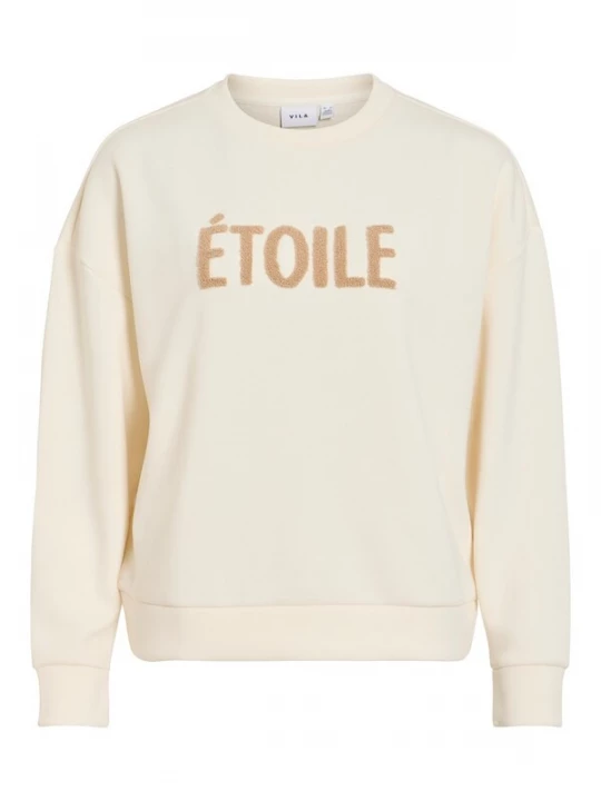 Foto van product VILA Sweatshirt 'VIReflect' crème / donkerbeige