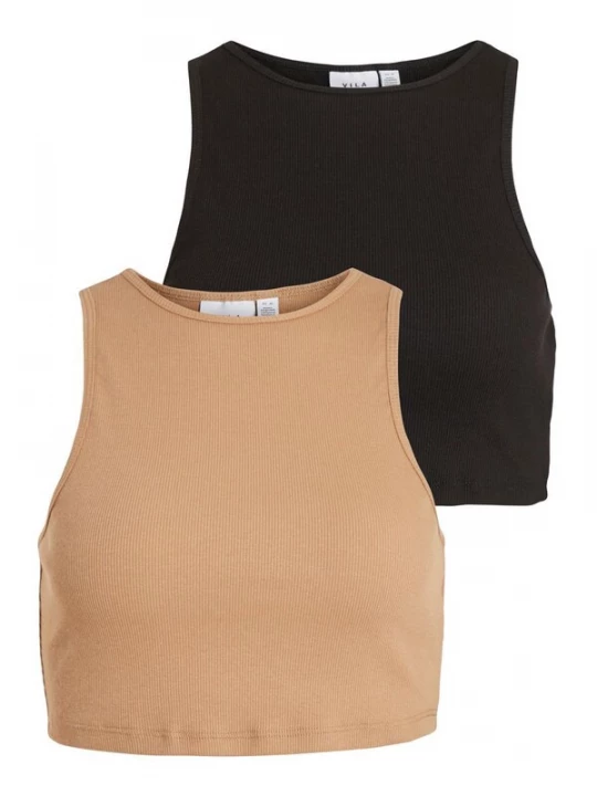 Foto van product VILA Top bruin / zwart