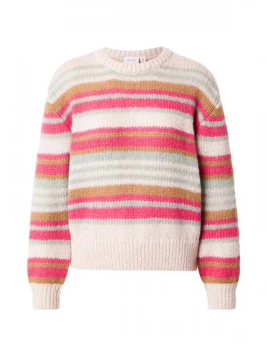 Foto van product VILA Trui 'VICHOCA' beige / bruin / grijs / pink