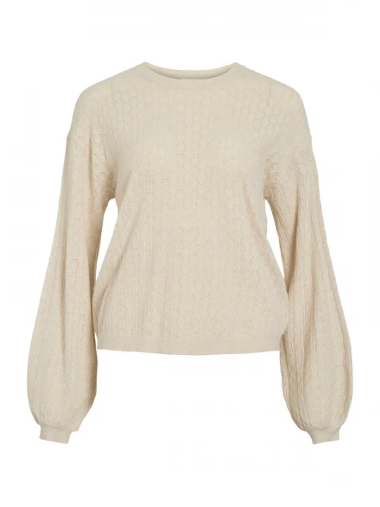 Foto van product VILA Trui 'VIEmi' beige / natuurwit
