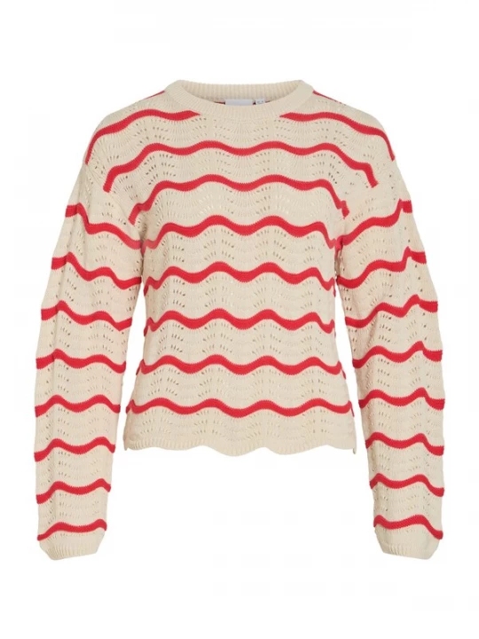 Foto van product VILA Trui 'VIWave' beige