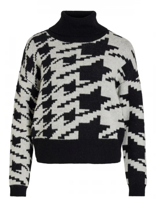 Foto van product VILA Trui zwart / offwhite