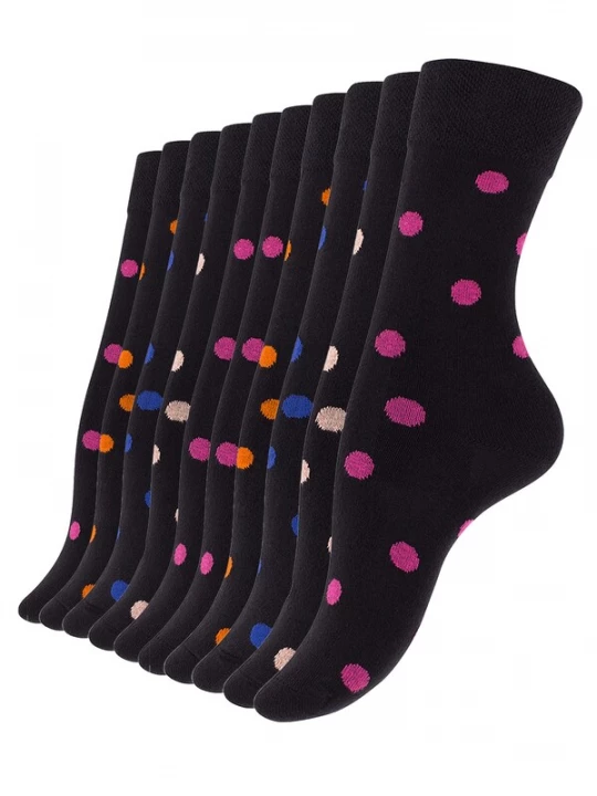 Foto van product Vincent Creation Sokken blauw / pink / rosa / zwart