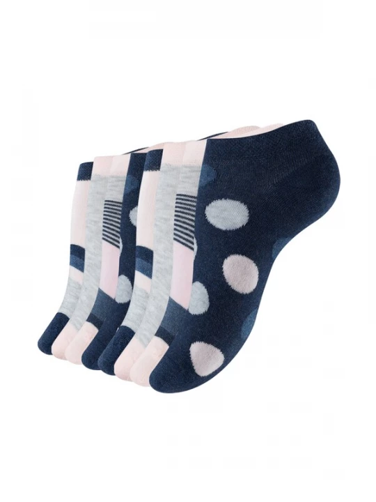 Foto van product Vincent Creation Sokken navy / grijs / rosa