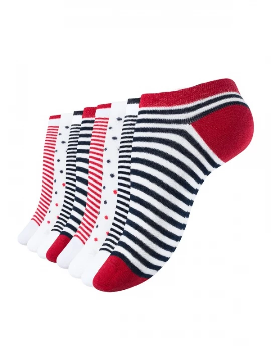 Foto van product Vincent Creation Sokken rood / zwart / wit