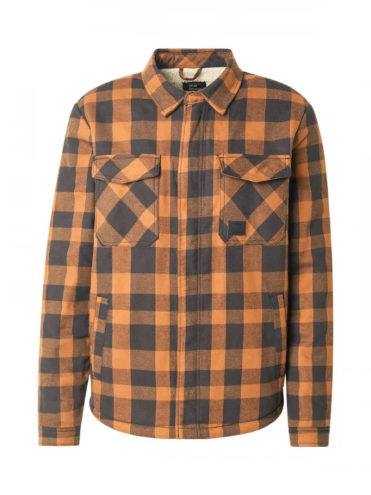 Foto van product Vintage Industries Tussenjas 'Craft' curry / zwart